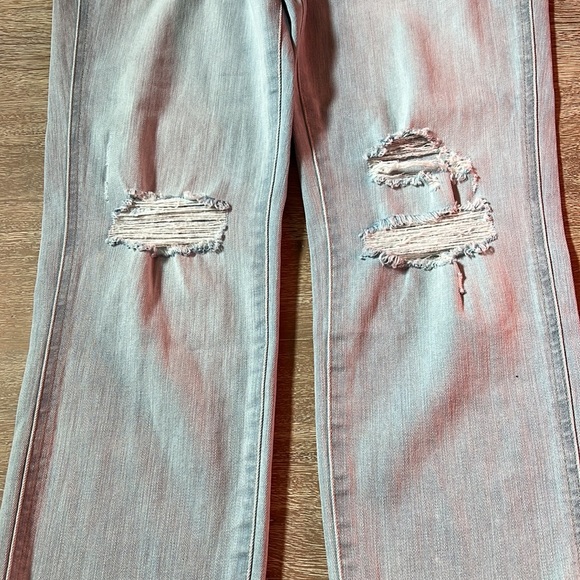 DL1961 Mara Ripped Straight Ankle High- Rise Instasculpt Straight Jeans in Ross - Picture 11 of 16